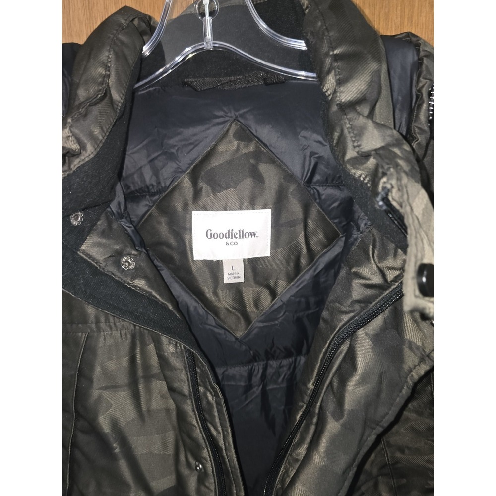 Goodfellow Men's Midweight Jacket Size L – Camo Coat - Picture 2 of 4